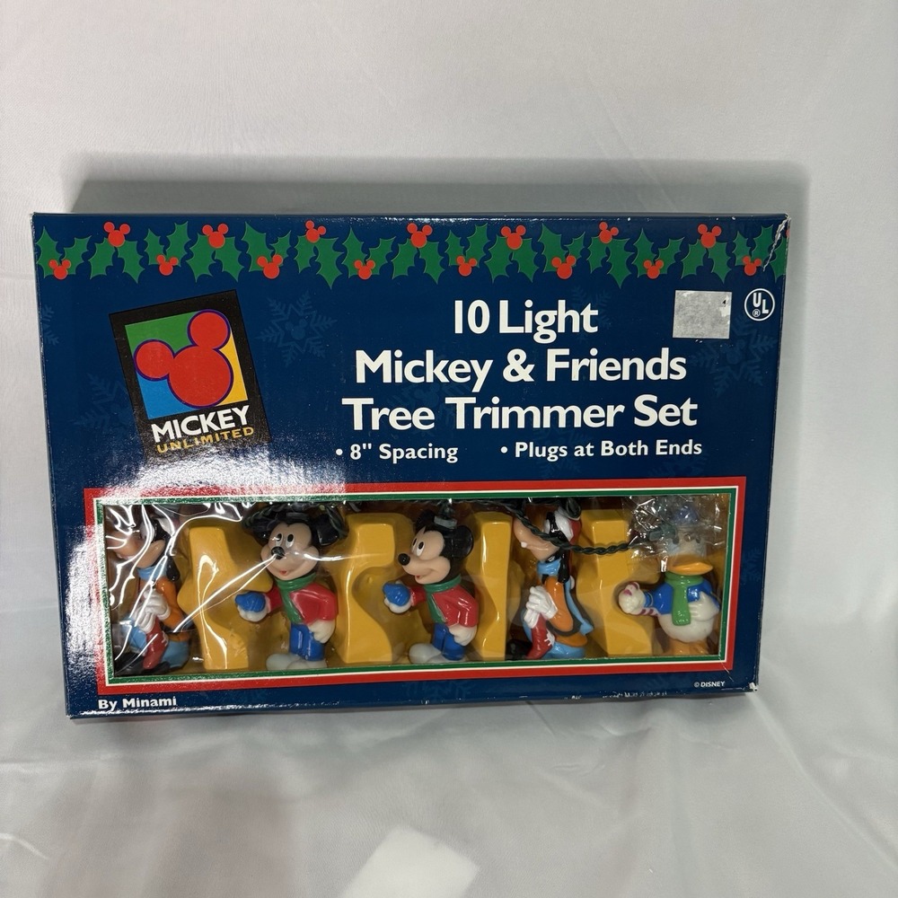 Disney 10 Lights Mickey Mouse and Friends Tree Trimmer Set Mickey Unlimited